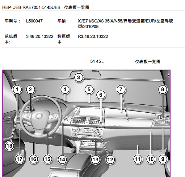 10年宝马X6仪表拆装