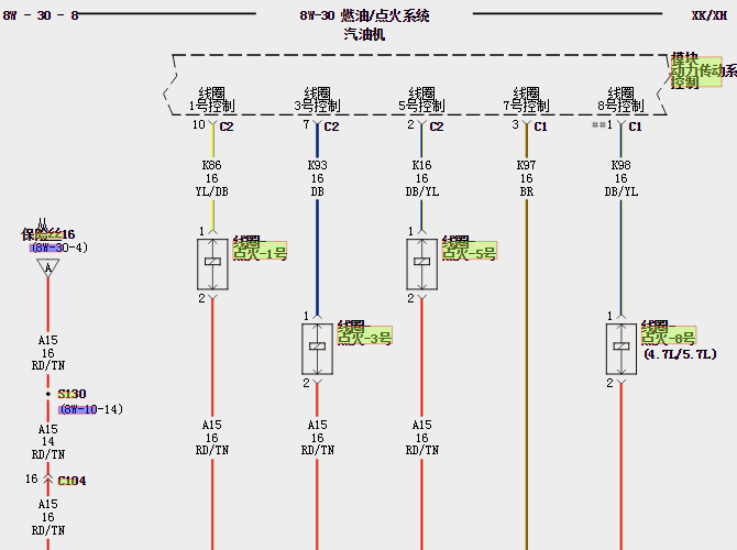 指挥官4.7发动机相关电路资料