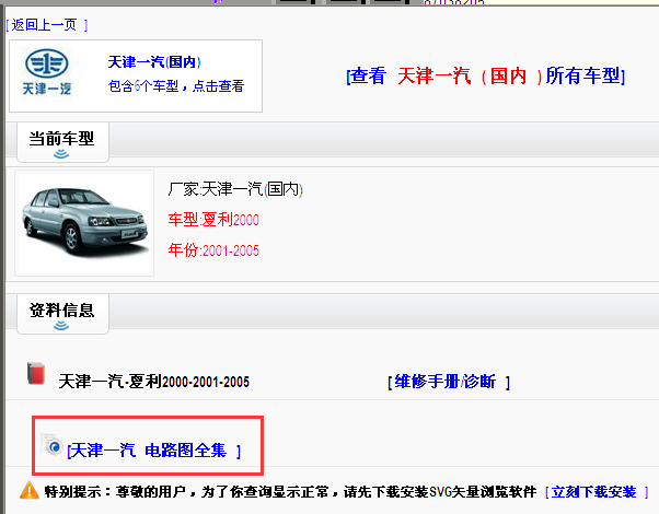 夏利A系全车电路