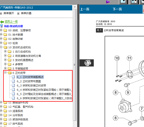 12年广汽传祺GA5发动机正时