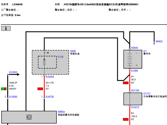 09年宝马X5 N52发动机电路