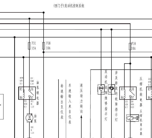 10年长城C30  西门子发动机电路