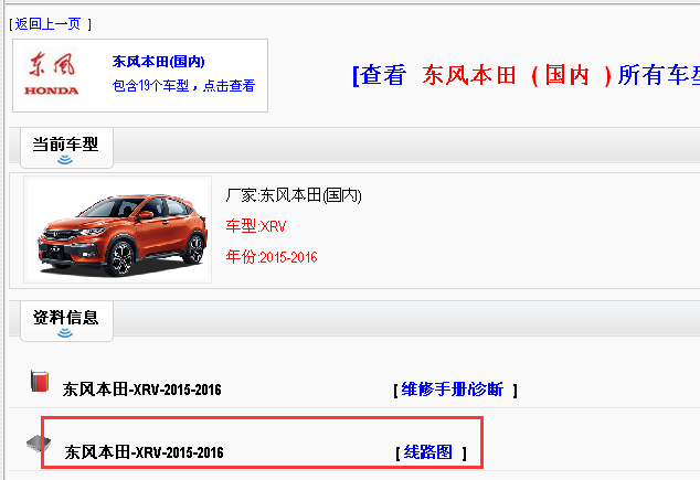 15年XRV全车线路图