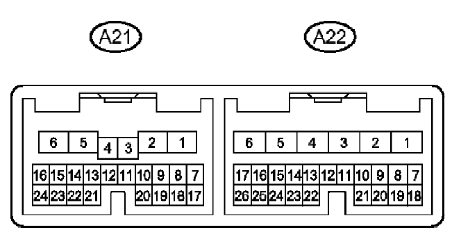 13年CT200H变速箱针脚图