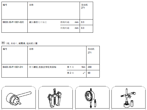 12年奔驰C200 曲轴资料