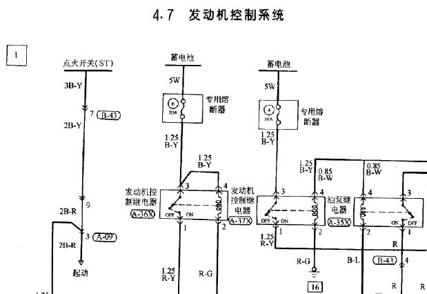 DA471Q发动机线路图