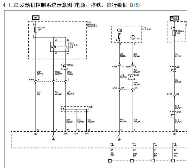 15年五菱宏光V发动机电路图