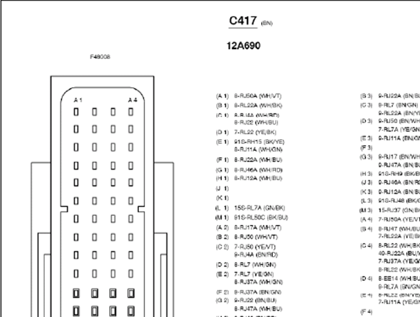 福克斯1.8排量端子资料