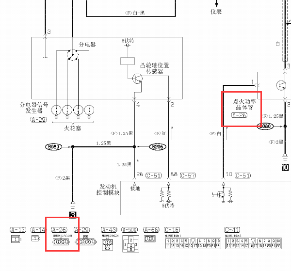 03年帕杰罗速跑 晶体管针脚图