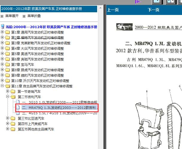 吉利479Q 发动机正时