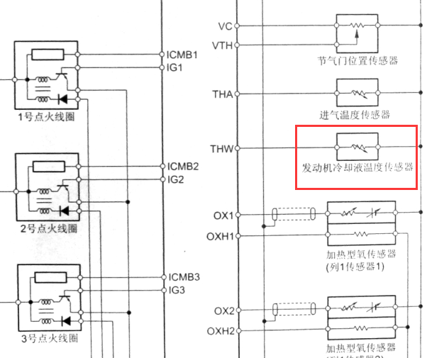 威驰3SZ发动机电路图