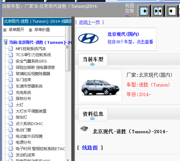 14年现代途胜电路图