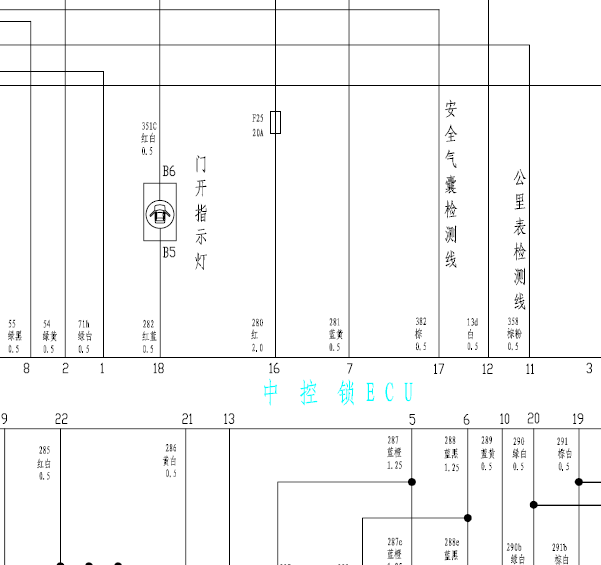08年长城嘉誉中控电路图