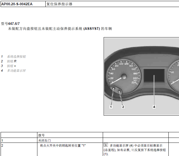 V260保养复位手册