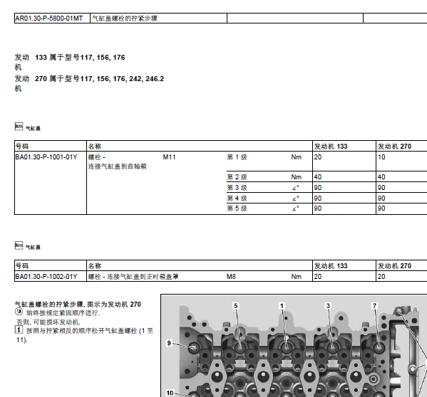13年奔驰C200拆装扭矩