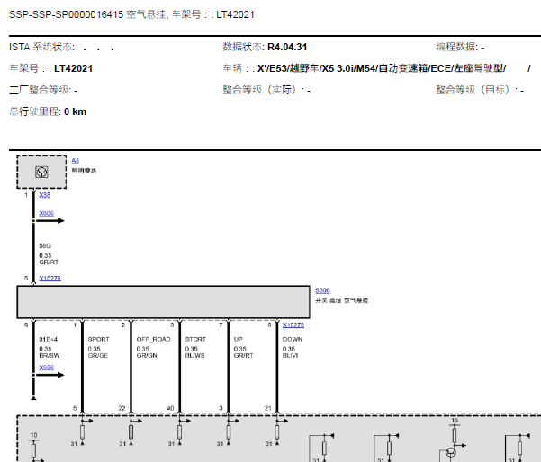 03年宝马x5底盘线路图