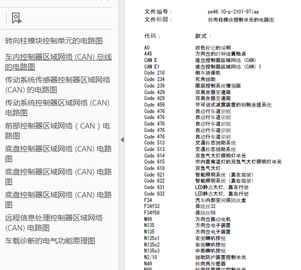 15年奔驰B200相关电路图