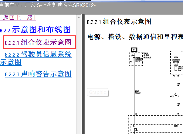 12年SRX仪表电路图