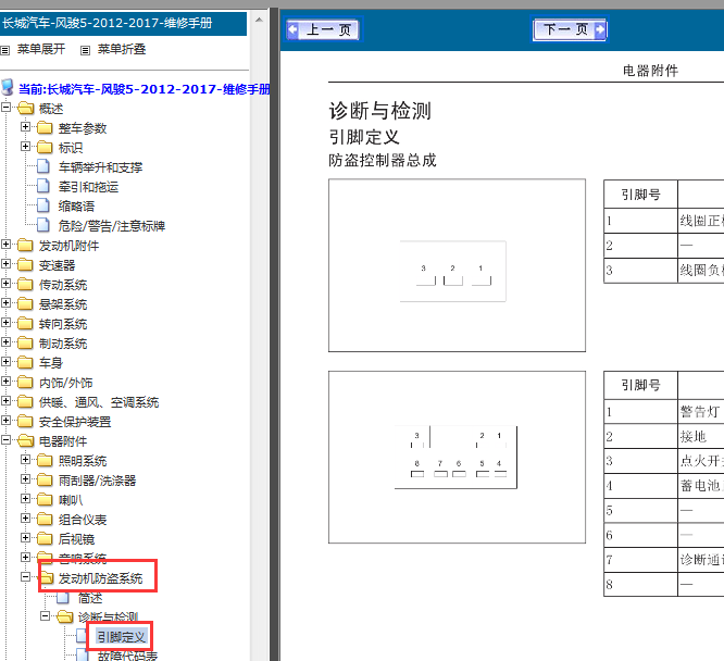 风骏5发动机防盗端子图