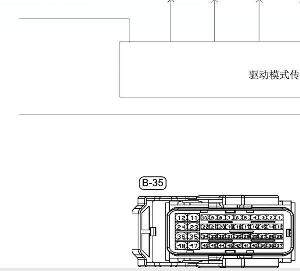 16年东南DX3  48针变速箱电路图