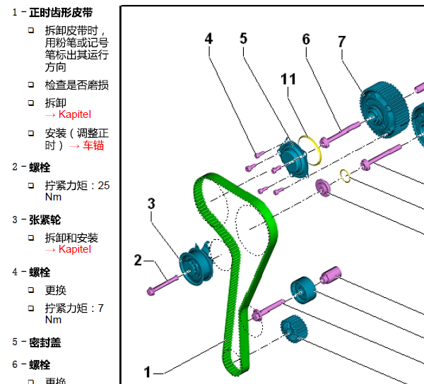 2015年朗逸发动机正时