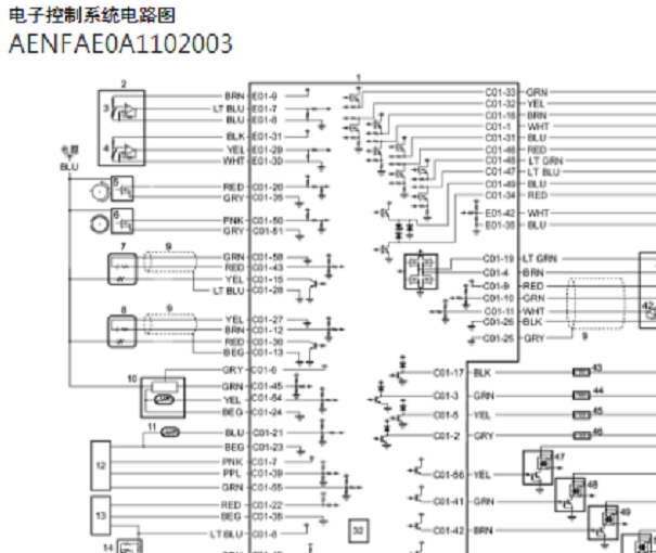 14年铃木锋驭发电机电路图