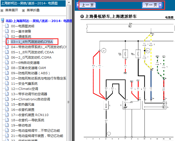 14款速派1,4.起动机控制线路图