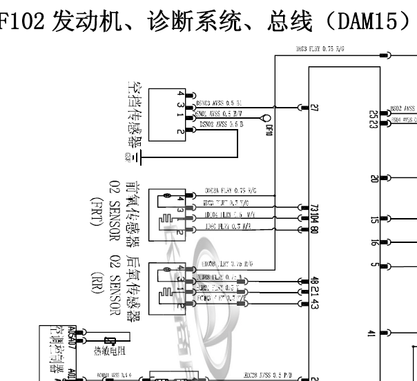 16年长安欧尚发动机电路图