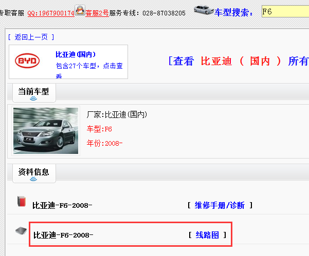 08年比亚迪F6全车电路图
