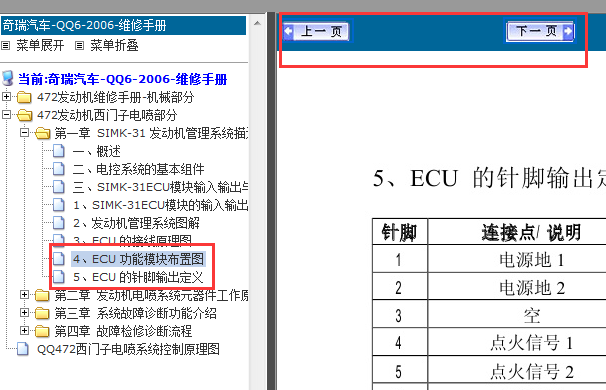 06年奇瑞QQ6针脚资料