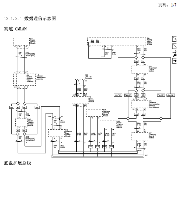 10年君越诊断线路图