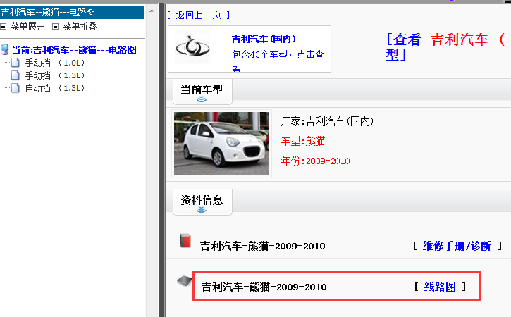 09年熊猫全车线路图