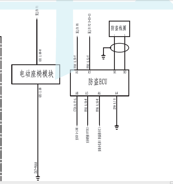 10年黑金刚防盗线路图