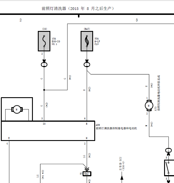 16年酷路泽大灯清洗线路图