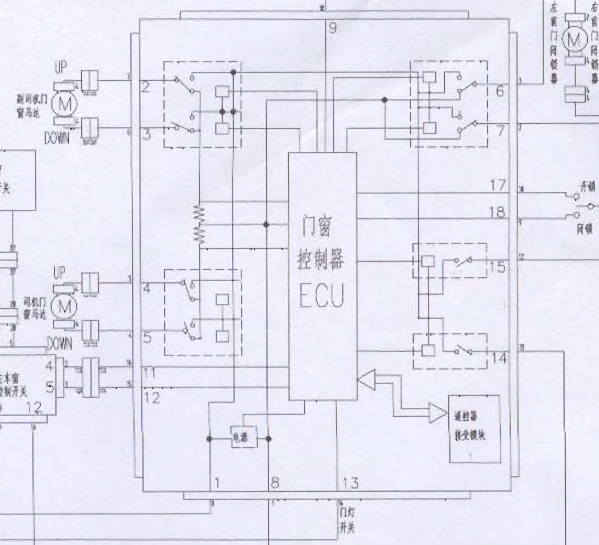 北汽福田迷迪电路图