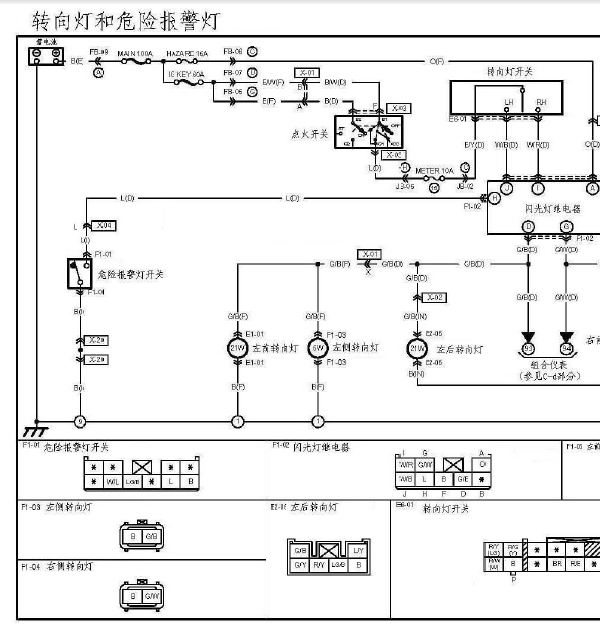 06年福美来灯光线路图