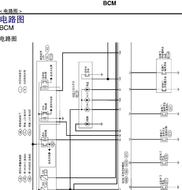 16年途乐车身控制线路图