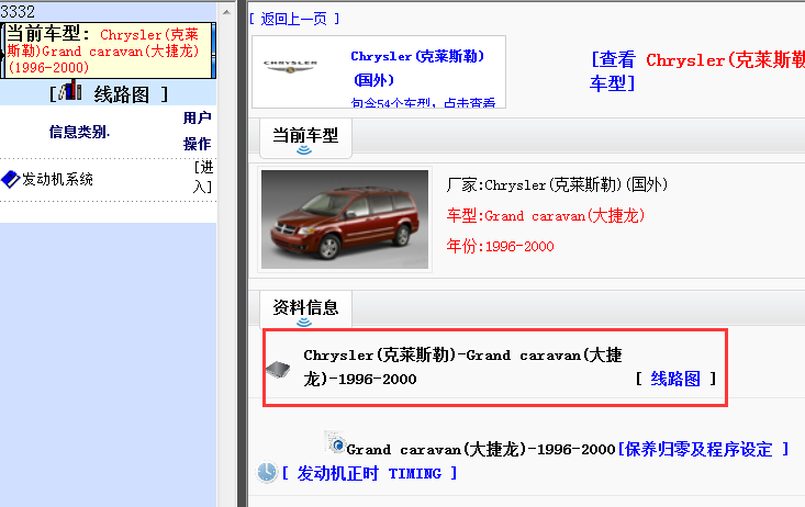1996-2000克莱斯勒大捷龙电路图