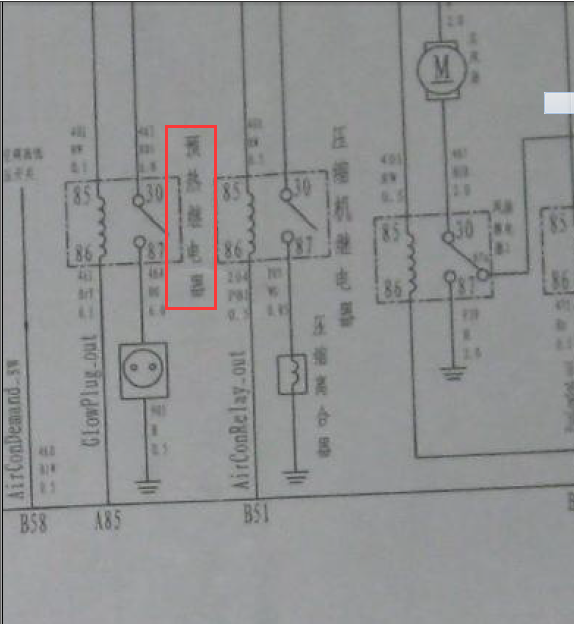 H5发动机线路图