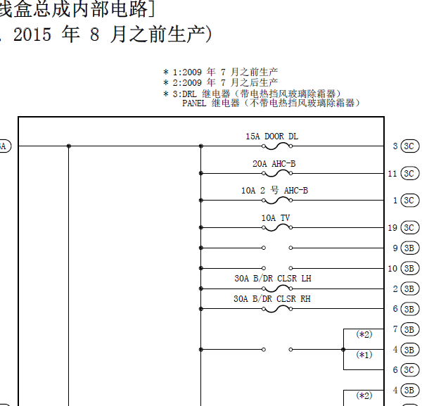 16年丰田酷路泽保险盒电路图