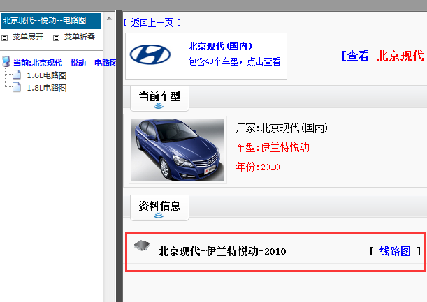 2010年现代伊兰特悦动电路图