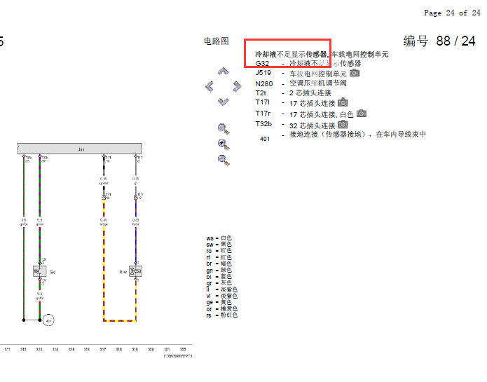 奥迪CUJ发动机电路图