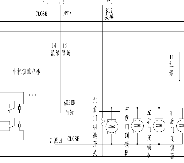 长城哈弗H5  2.0T柴油电路图