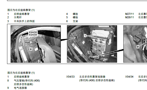 2010年奔驰S500座椅维修手册