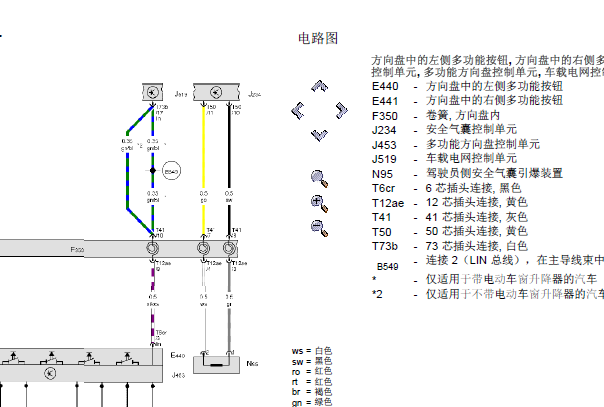 13年迈特威多功能方向盘电路图