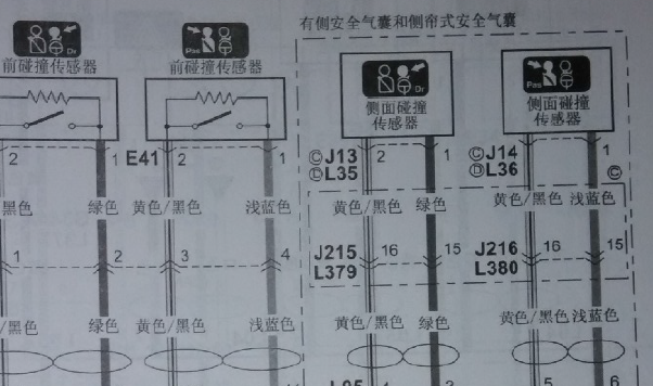 2014年铃木锋驭气囊电路图