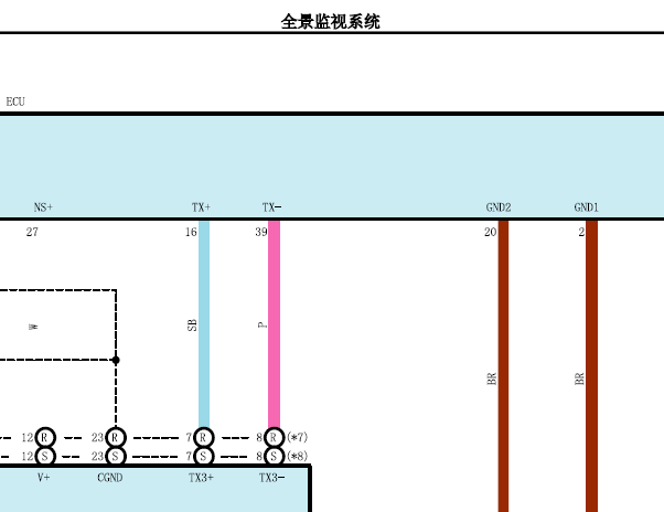 2017年丰田RAV4全景电路图