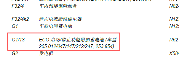 2014年奔驰C200L附加蓄电池位置
