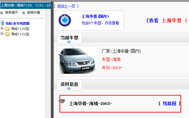 2003年上海华普海迅电路图