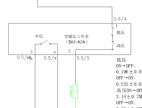 华晨中华尊驰空调电路图